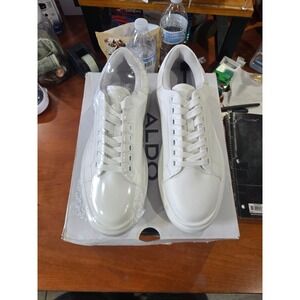 Aldo Wavespec Mens White Low Top Platform Sneakers Size 10 MH13004 MC14021